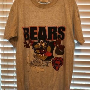 Vintage 1996 Looney Tunes Chicago Bears Taz Shirt